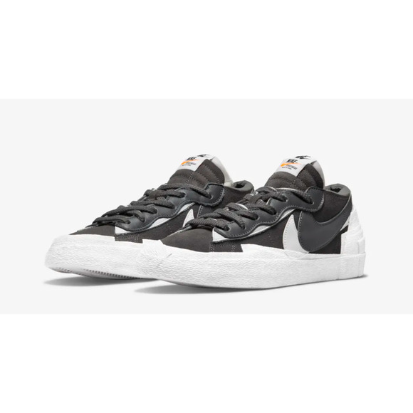 Nike Blazer Low Sacai Iron Grey/White DD1877-002 Men\'s Shoes Size 14 NEW main image 4